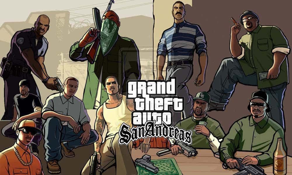 GTA San Andreas Game Cover