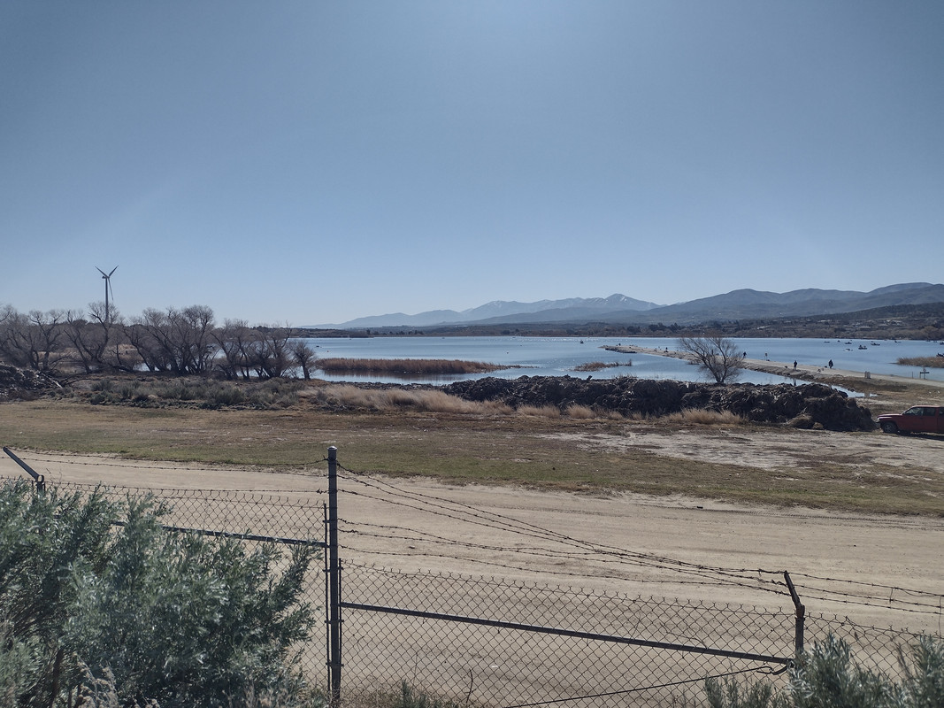 Lake Palmdale lying peaceably in the San Andreas Fault.