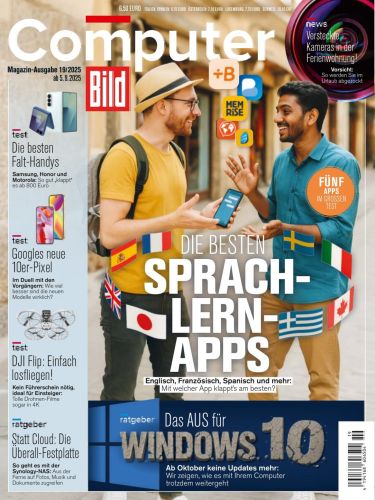 Cover: Computer Bild Magazin No 19 vom 05  September 2025