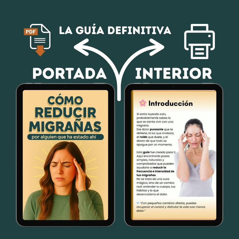 Ejemplo de contenido o solución de la guía de migrañas