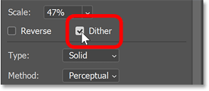 gradient-dither-properties-panel