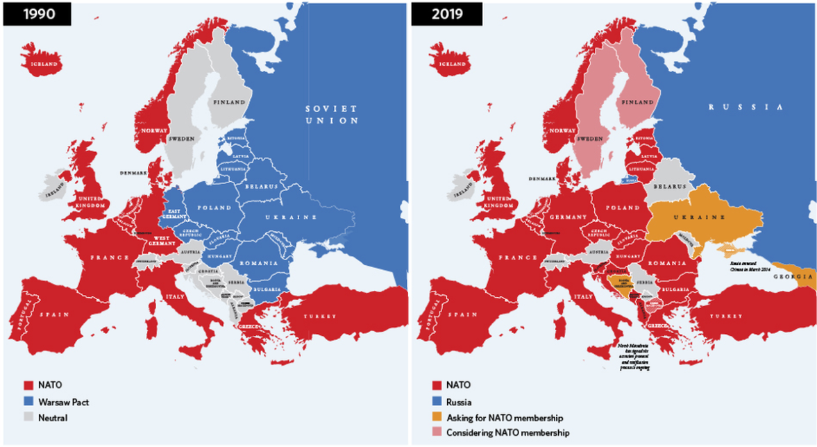 nato expansion 1990 2019