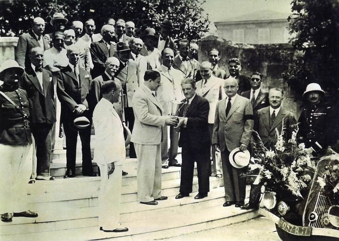 25 juillet 1936 réception à la mairie de Monaco