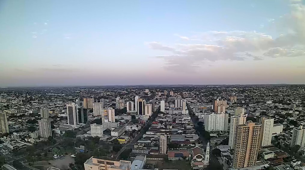Campo Grande nesta manhã de segunda-feira