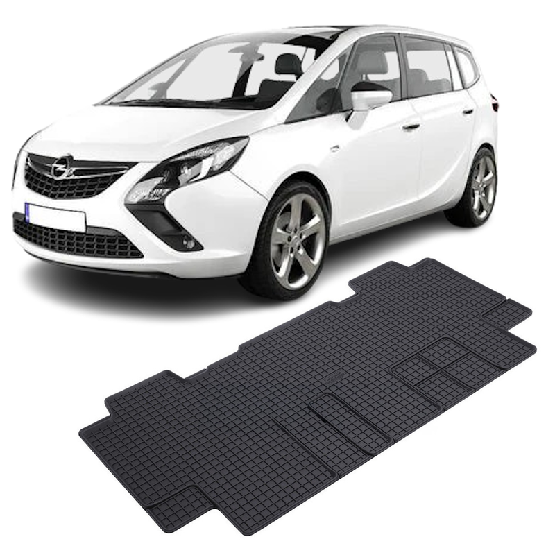 Set 1 covorase Opel Zafira Life 2. Řada 5M 2020-prezent, din cauciuc 100%, compatibile cu autoturismul OPEL Zafira