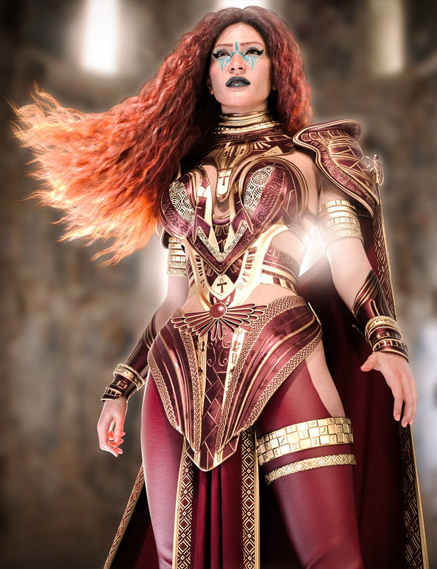 dforce Egyptian Goddess Outfit Texture Add-On