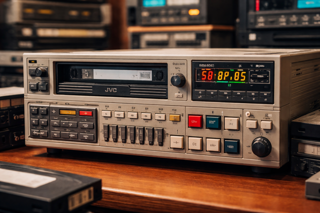 O JVC BR-S800U surgiu como parte da evolução tecnológica das fitas de vídeo