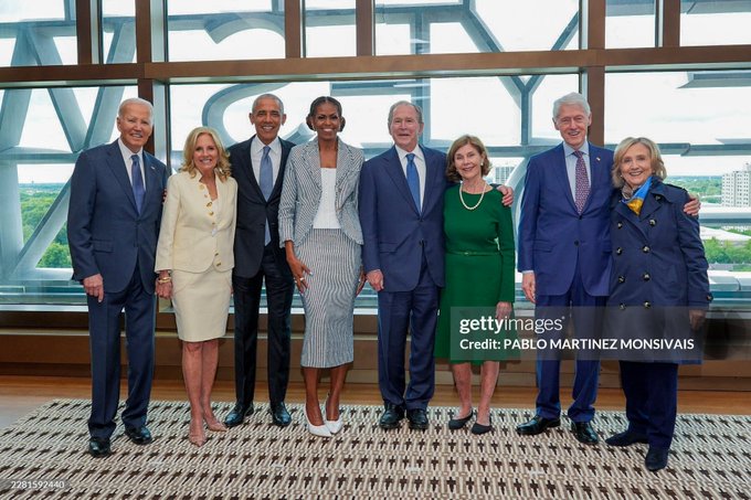 Biden Obama Bush Clinto