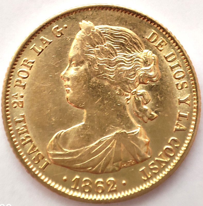 Isabelina oro con manchas marrones/anaranjadas 100-reales-1862-anverso-otra-iluminaci-n