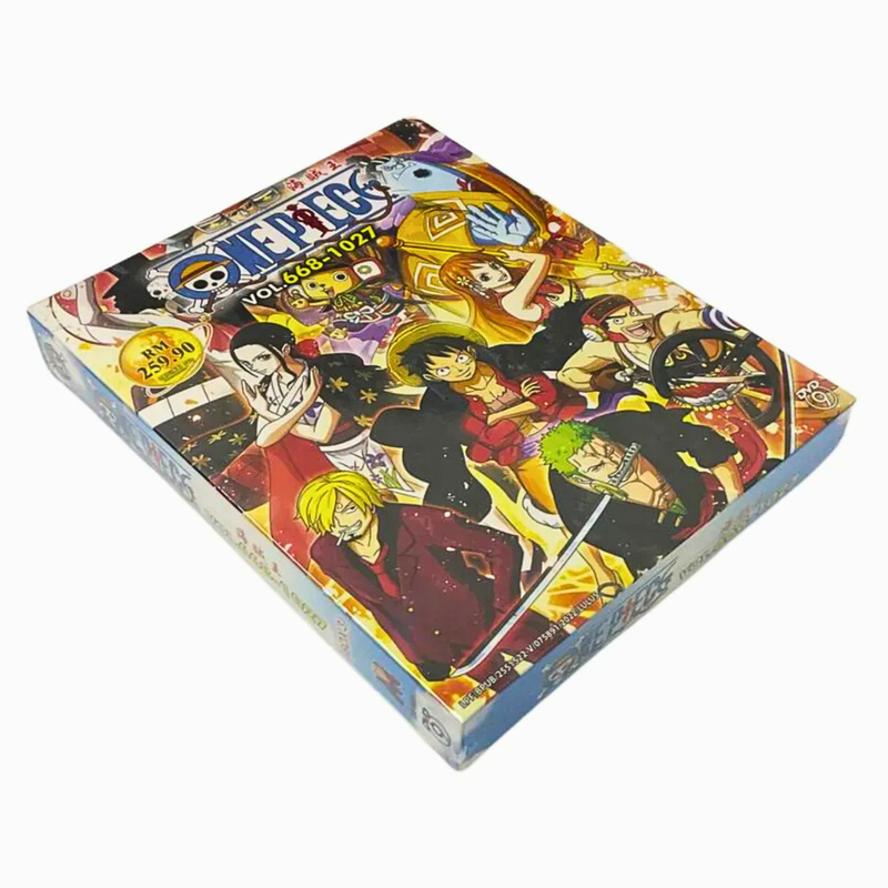 ONE PIECE ANIME DVD SERIES LOOSE SET (EPISODE 668-1027) ENG