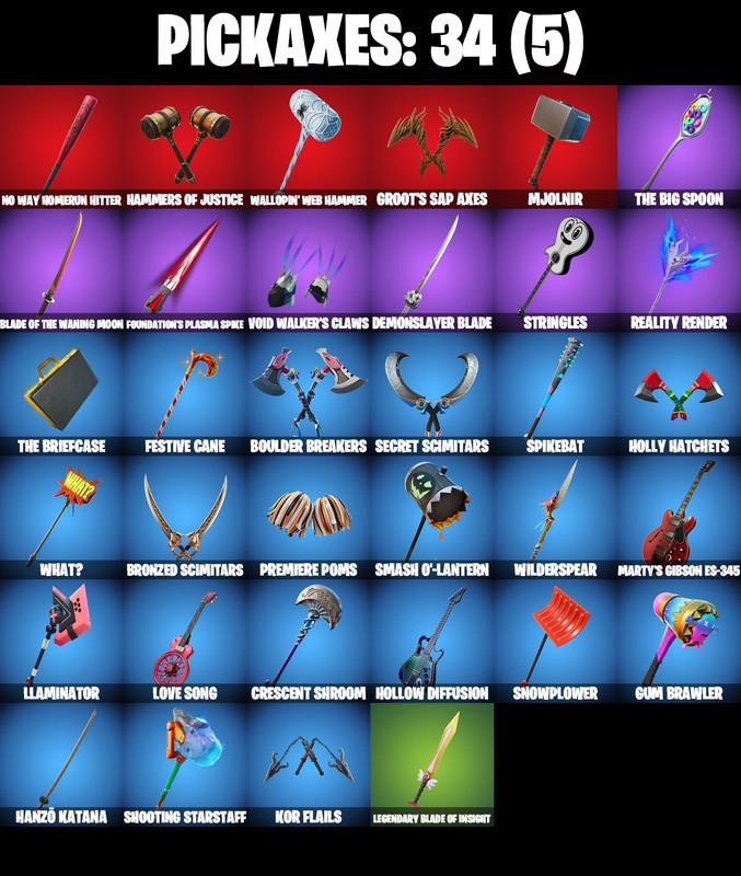 pickaxes comp