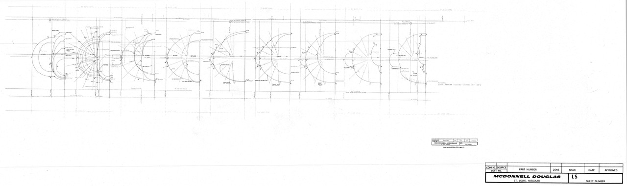AV-8A LS 34 Cross Sections and Loft Lines - 5