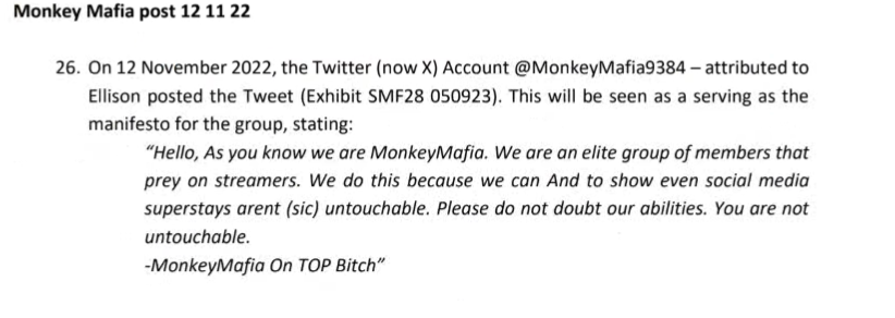 Monkey mafia manifesto