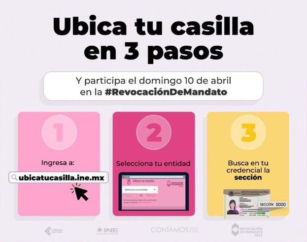 Casillas para la Revocación de Mandato: El INE ya ha instalado 50,427