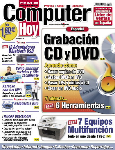 choy187 - Revistas Computer Hoy nÂº 163 al 189 [2005] [PDF]