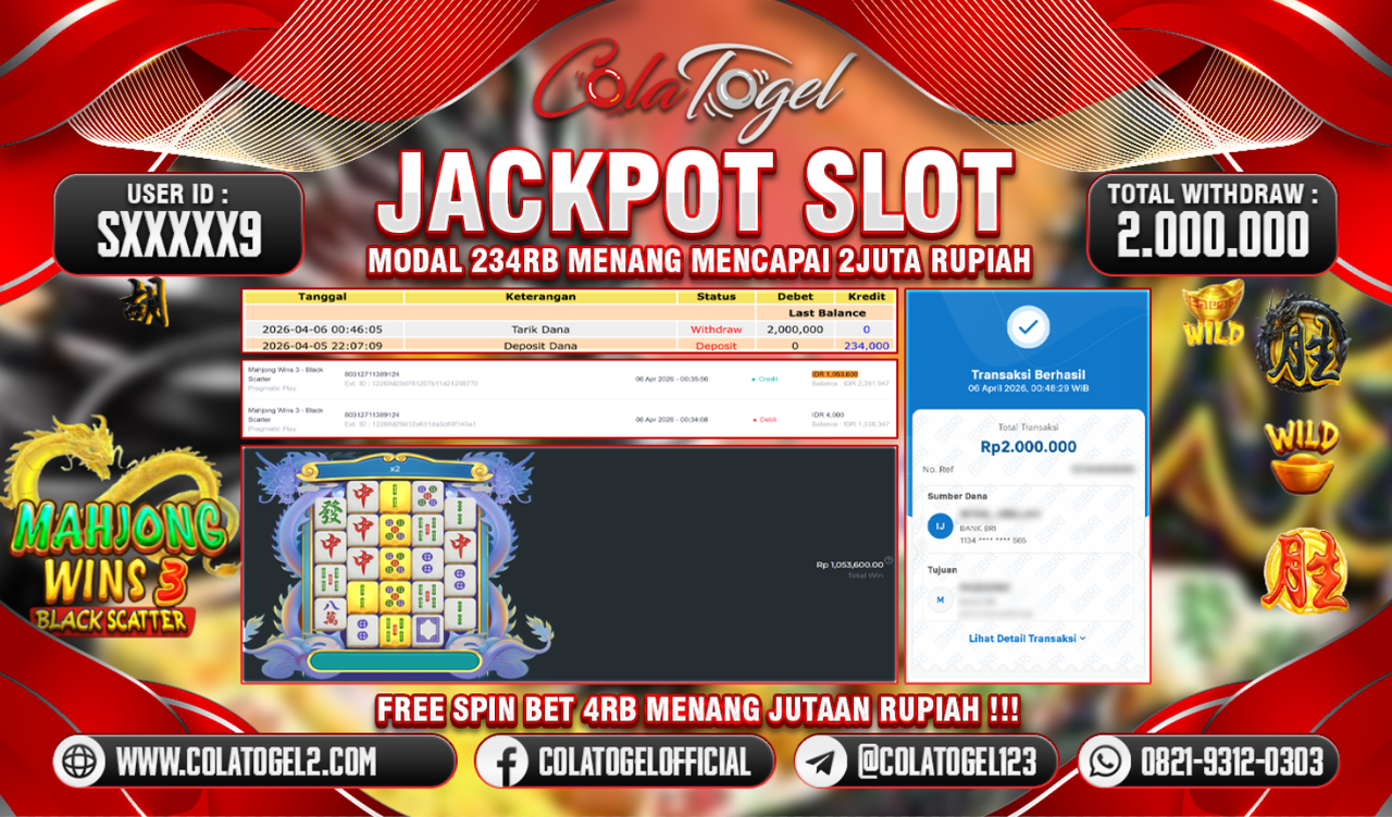 JACKPOT SLOT GACORR!!