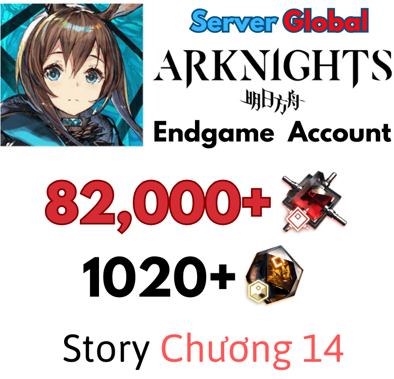 [Global/US]  Arknights Endgame English US Farmed account 