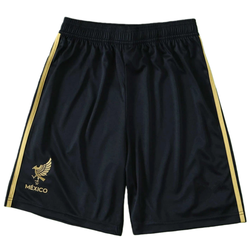 2526 Season México Shorts Negro y Oro
