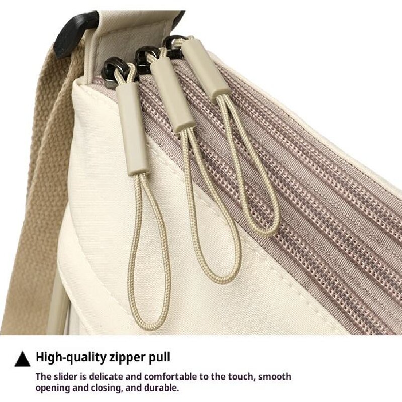 Black Women Lightweight Nylon Crossbody Bag with Multiple Pockets Compact Shoulder Bag for Travel and Daily Essentials in the destination market