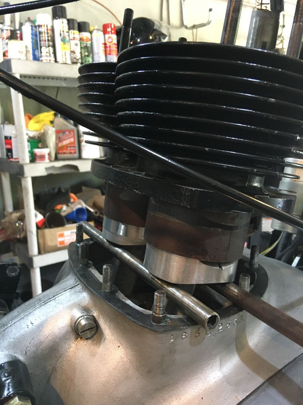 cylinder installation on a65