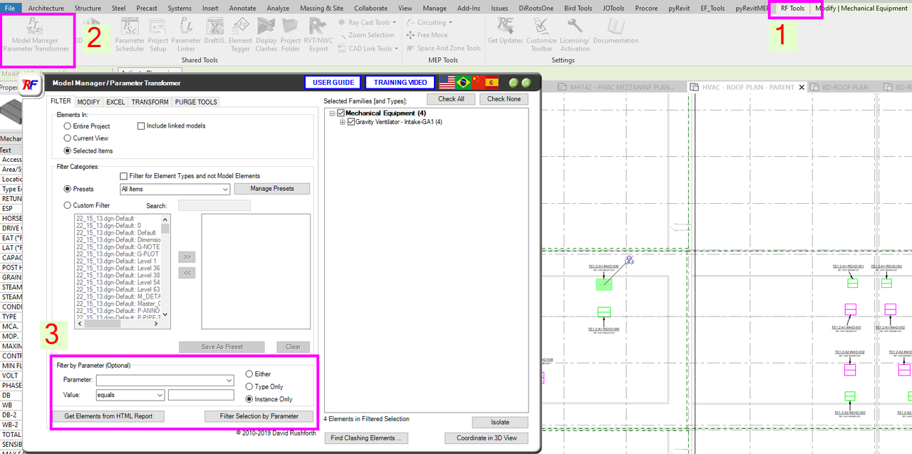 2023-04-06 22_59_45-Autodesk Revit 2022.1 - [2000027-001-MH-R22-GHAF.rvt - Floor Plan_ HVAC - ROOF P