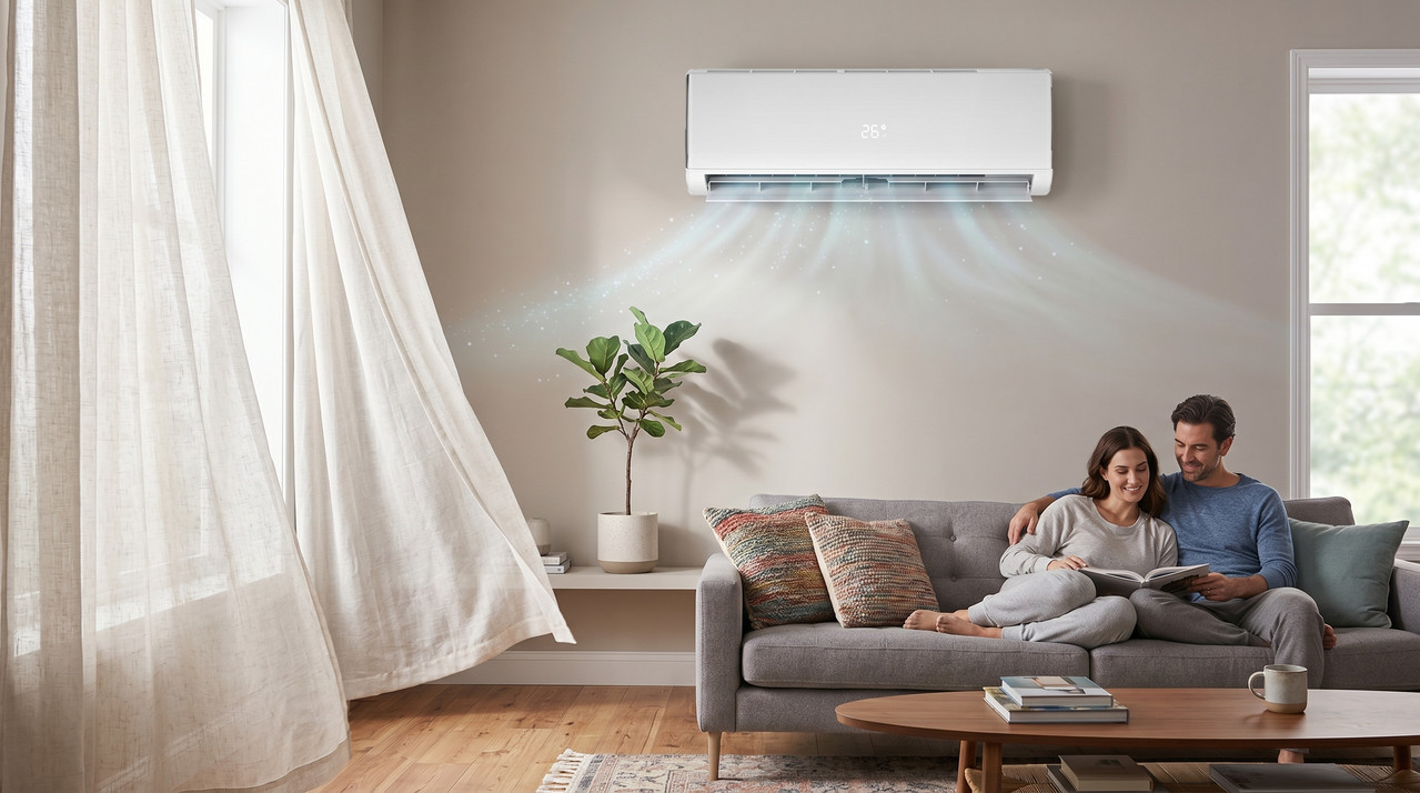 Unidad interior de aire acondicionado tipo consola Split JEF Inverter de 18000 BTU