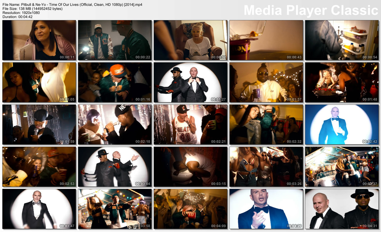 Pitbull & Ne-Yo - Time Of Our Lives (Official, Clean, HD 1080p) [2014]