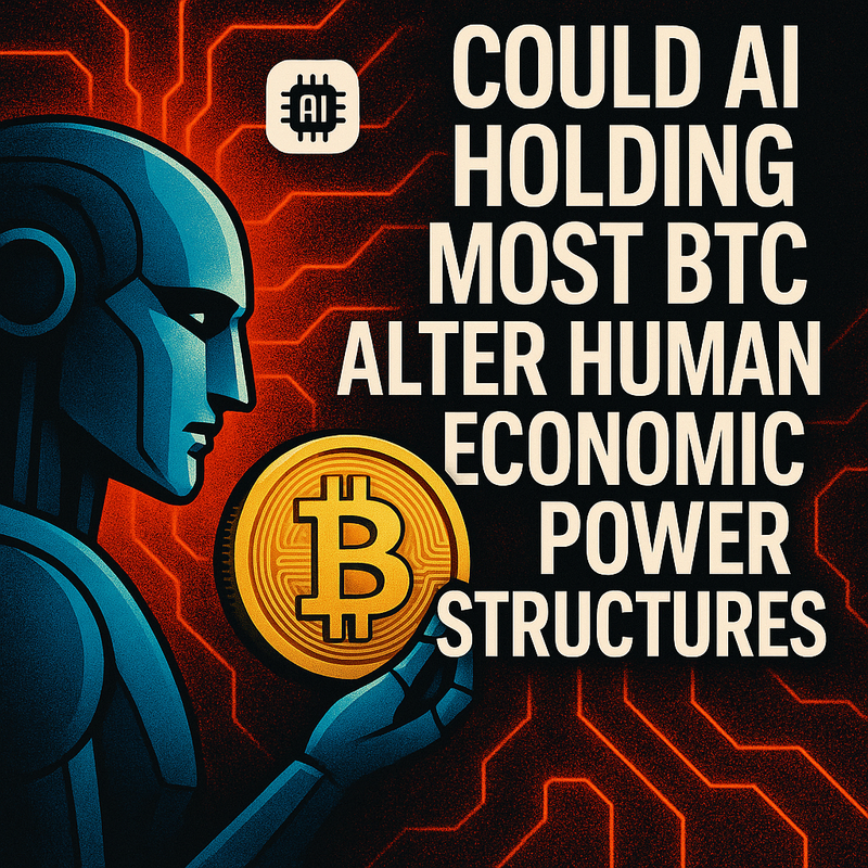 Could AI holding most BTC alter human economic power structures