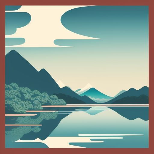 Painting-of-a-lake-with-trees-17