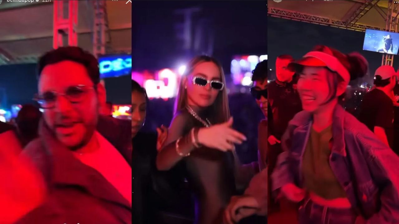 Belinda saca el “flow” con ajustado vestido en el Flow Fest 2023