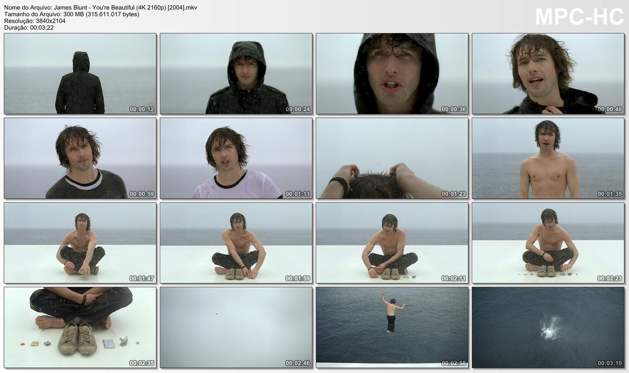 James Blunt - You're Beautiful (Official Music Video 4K 2160p) [2004]