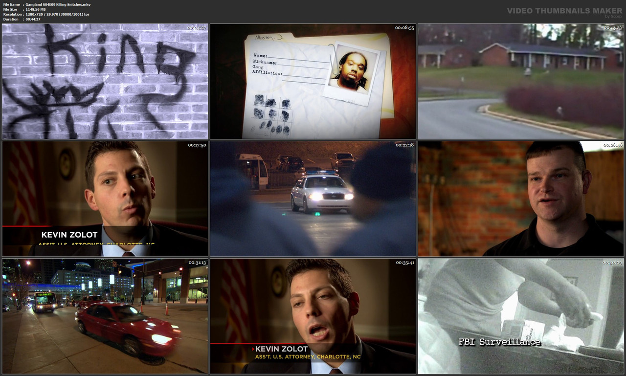 Gangland S04E09 Killing Snitches.mkv