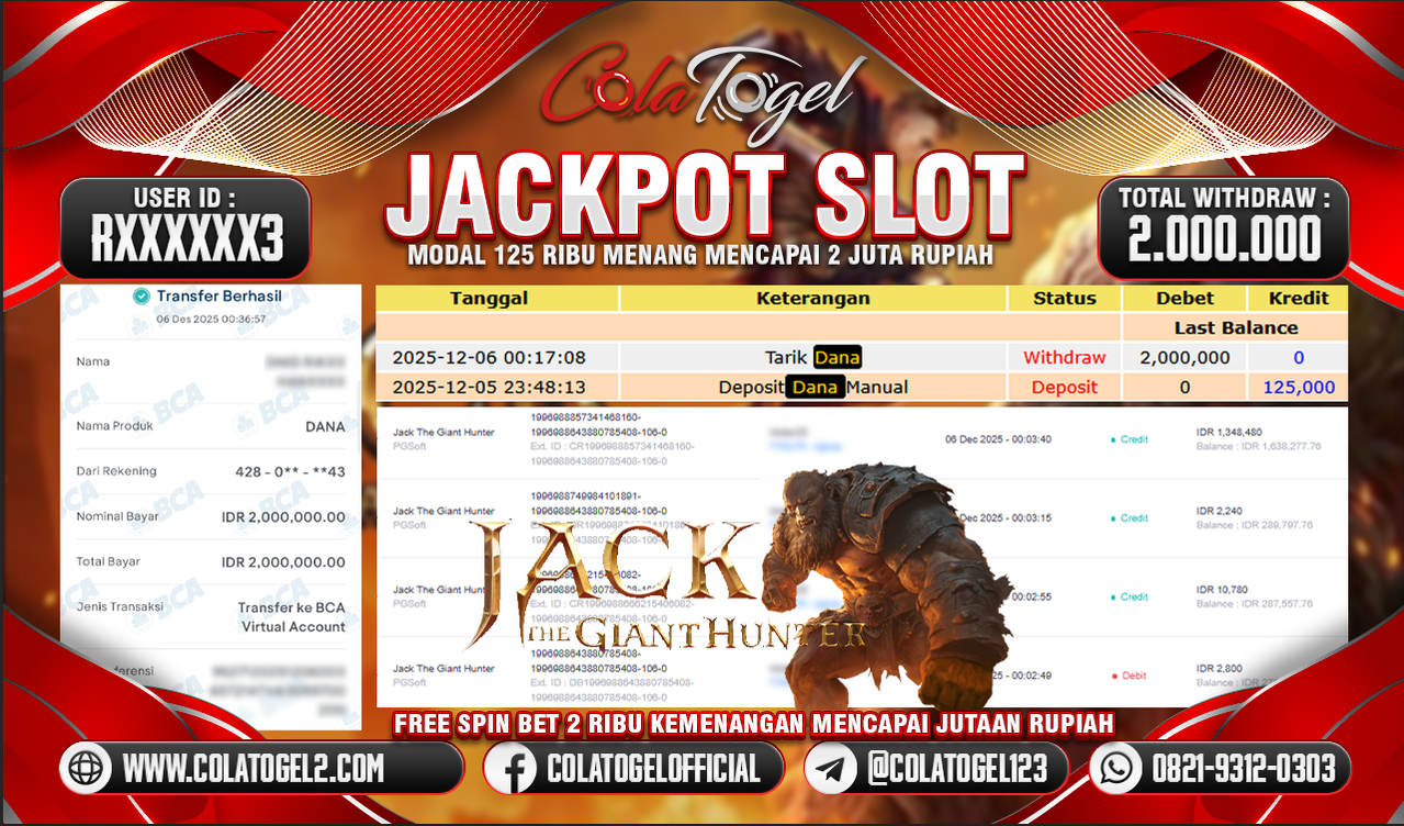 JACKPOT SLOT GACOR!!