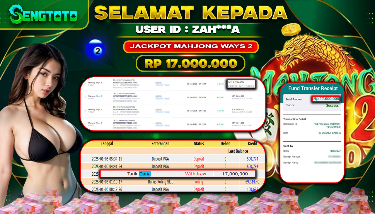 BUKTI PEMBAYARAN SLOT MAHJONG WAYS 2