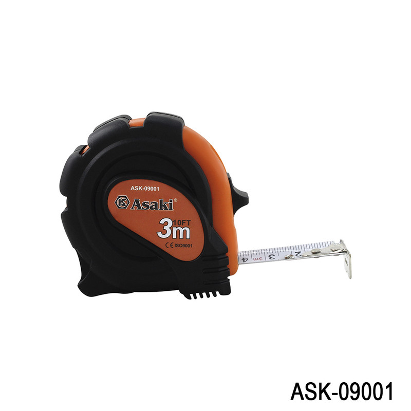 WINCHA PLASTICA COLOR 3MX16MM ASAKI