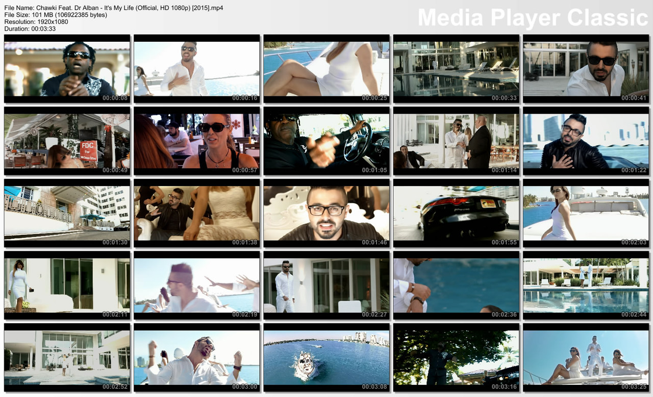 Chawki Feat. Dr Alban - It's My Life (Official, HD 1080p) [2015]