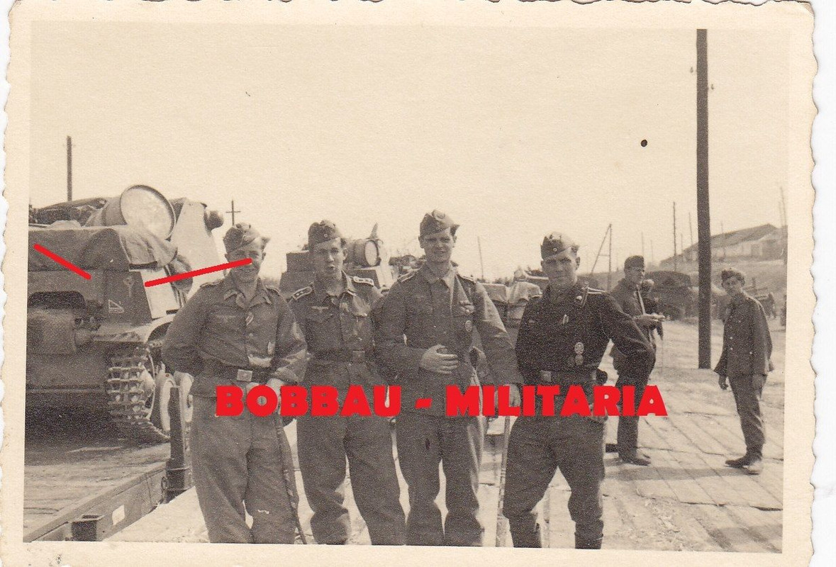 Panzerjäger SFL Marder II Besatzung Crew Eisenba