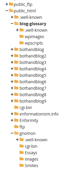 Gnomon subfolder