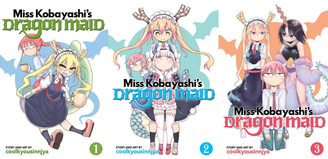 MANGA Miss Kobayashi's Dragon Maid 1-3 TP