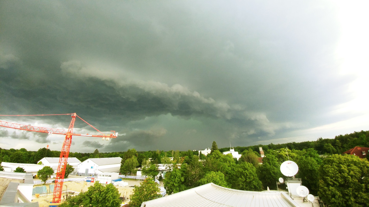 Gewitter am Pfingstmontag über München