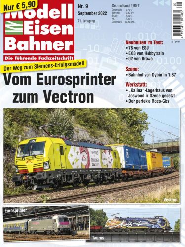 Cover: Modelleisenbahner Magazin September No 09 2022