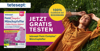 tetesept Mönchspfeffer Cashback