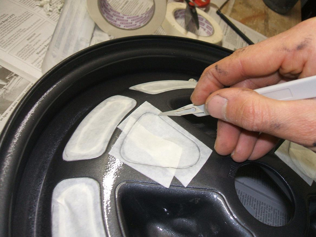 175 Marouflage jantes