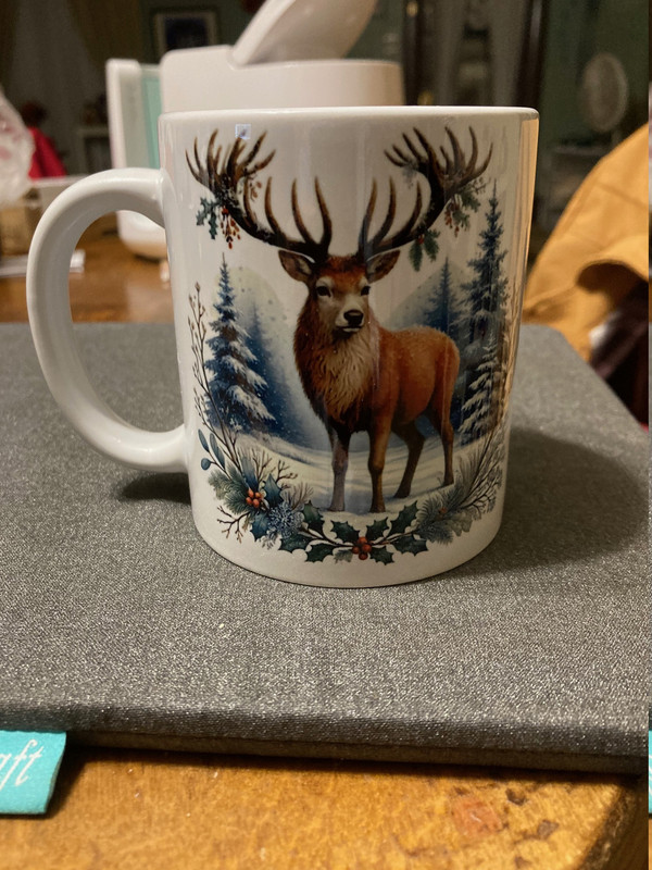 handcrafted Yule mug