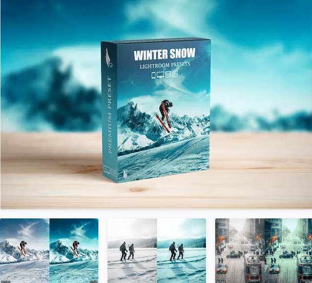 Snow & Winter Presets for Lightroom Mobile and Desktop - 49724014