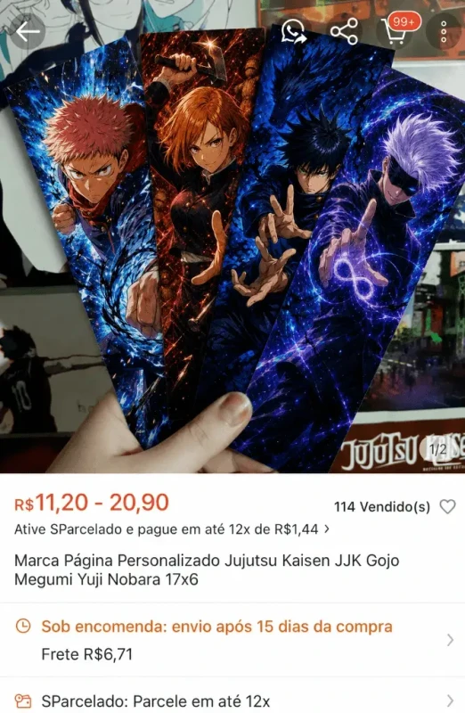Comparação: +500 Marcadores de Anime vs comprar avulso ou importado