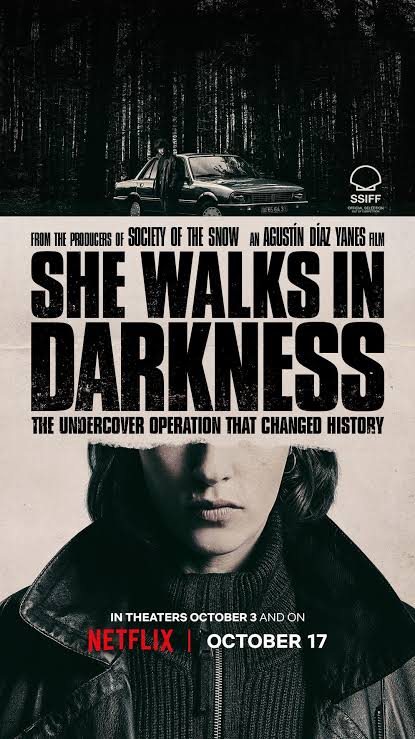 She Walks In Darkness 2025 Political Thriller Film poster