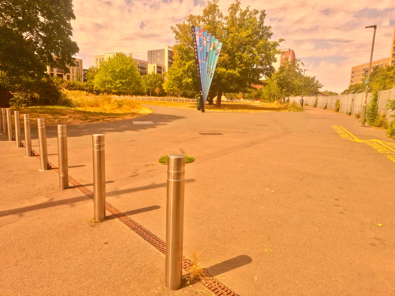 Playground and open green space at Colindale Park, Colindale Avenue NW9