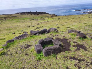 Isla de Pascua - Chile - Blogs de Chile - Vaihu-Ahu Akahanga-Rano Raraku-Ahu Tongariki-Te Pito Kura-Ahu Nau Nau-Anakena (2)