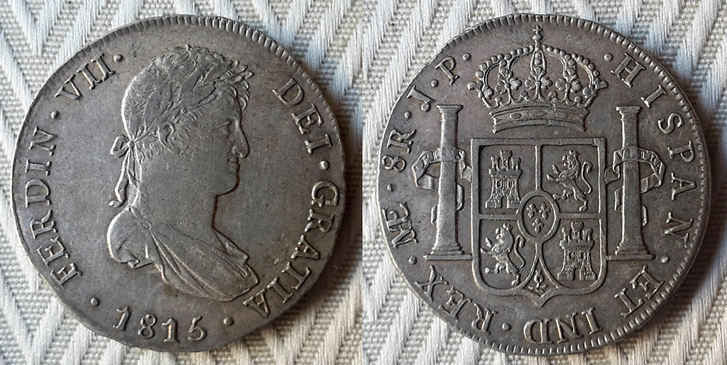 8 reales Fernando VII. 1815. Lima. 20191004-103258b
